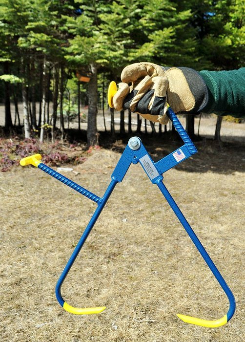 Firewood Tongs - No deep bending N5