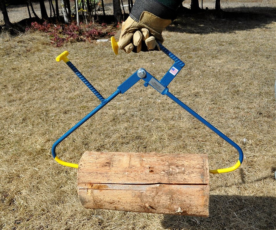 Firewood Tongs - No deep bending N6