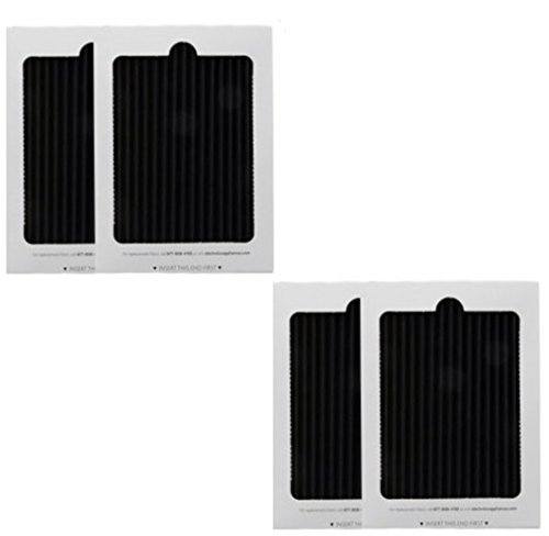 4 Replacement Frigidaire Pure Air Ultra Refrigerator Air Filters, Also Fits Electrolux, Compare to Part # EAFCBF...