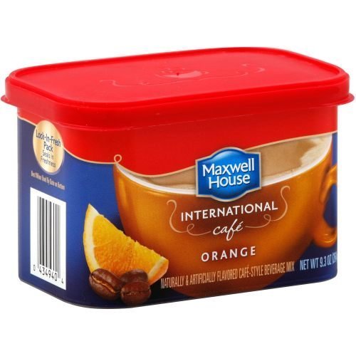 Maxwell House Orange Flavored Cafe Style Instant Beverage Mix, 9.3 ...