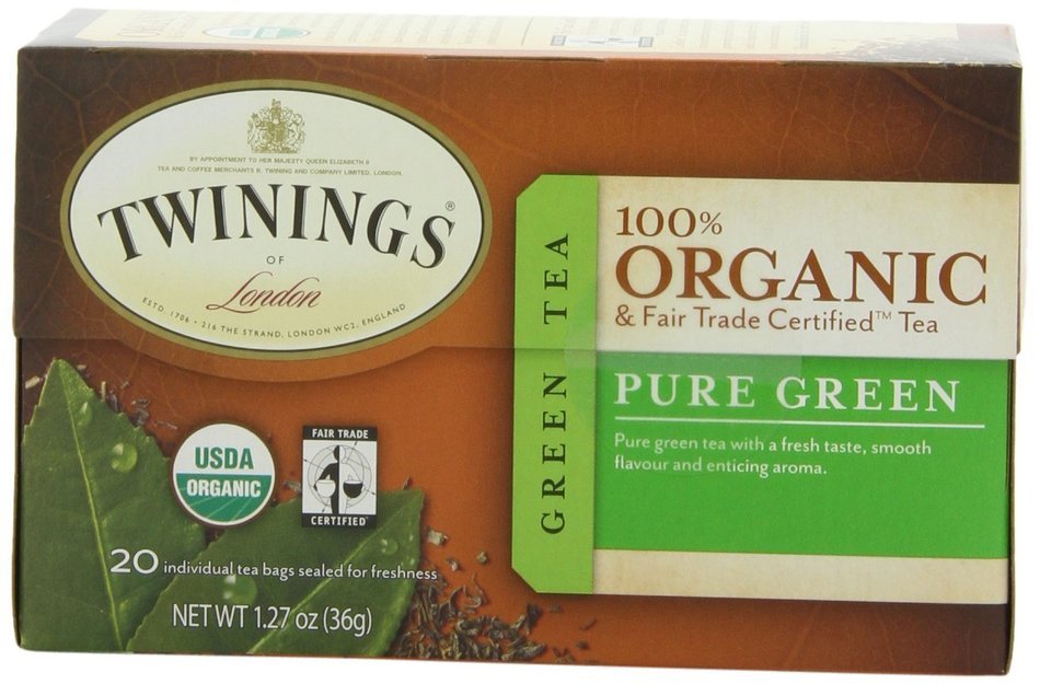 Twinings Pure Peppermint Herbal Tea, 1.41 Ounce Box, 20 Count N144