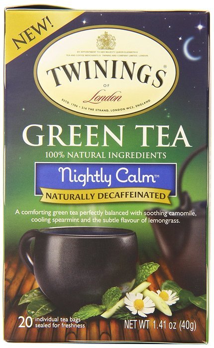 Twinings Pure Peppermint Herbal Tea, 1.41 Ounce Box, 20 Count N148
