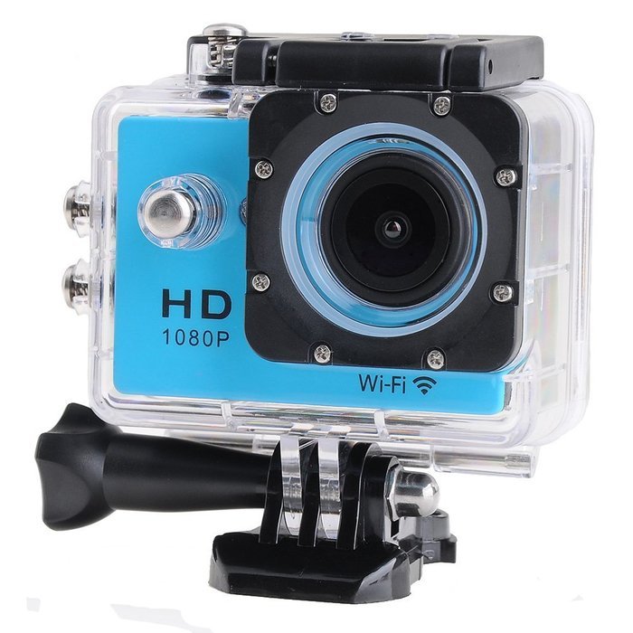 Caméra D'action 1080P FHD étanche 30m - Kit Complet Avec 2 Batteries Et Carte 32GB