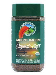 Mount Hagen: Organic Caf&eacute; Decaffeinated Freeze Dried Instant Coffee (3 X 3.53 Oz)