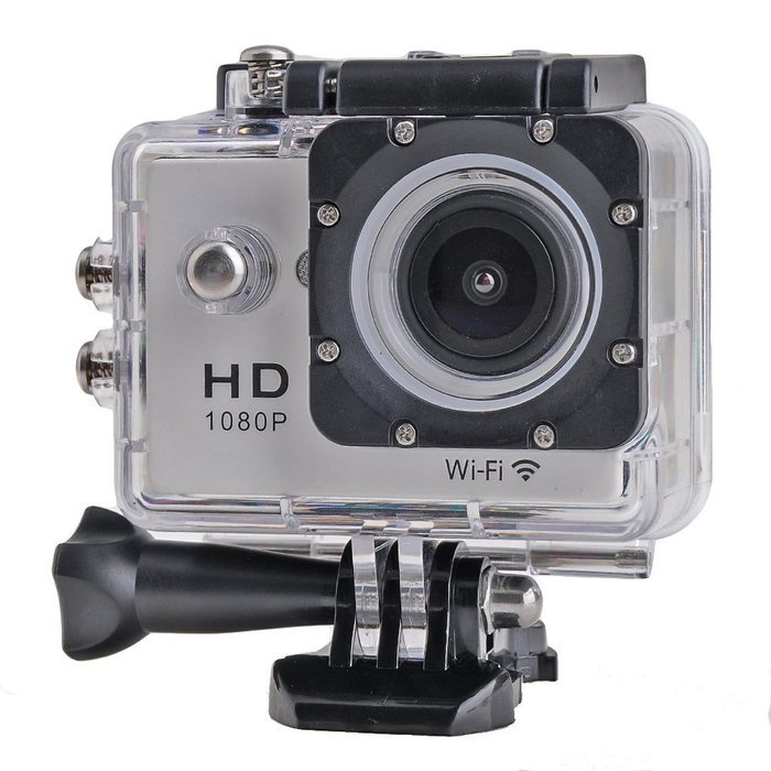 Progre&reg; WIFI Action Digital Camera 12MP Full HD 1080P 30FPS 2.0inch LCD Diving 30M Waterproof Sport DV N18