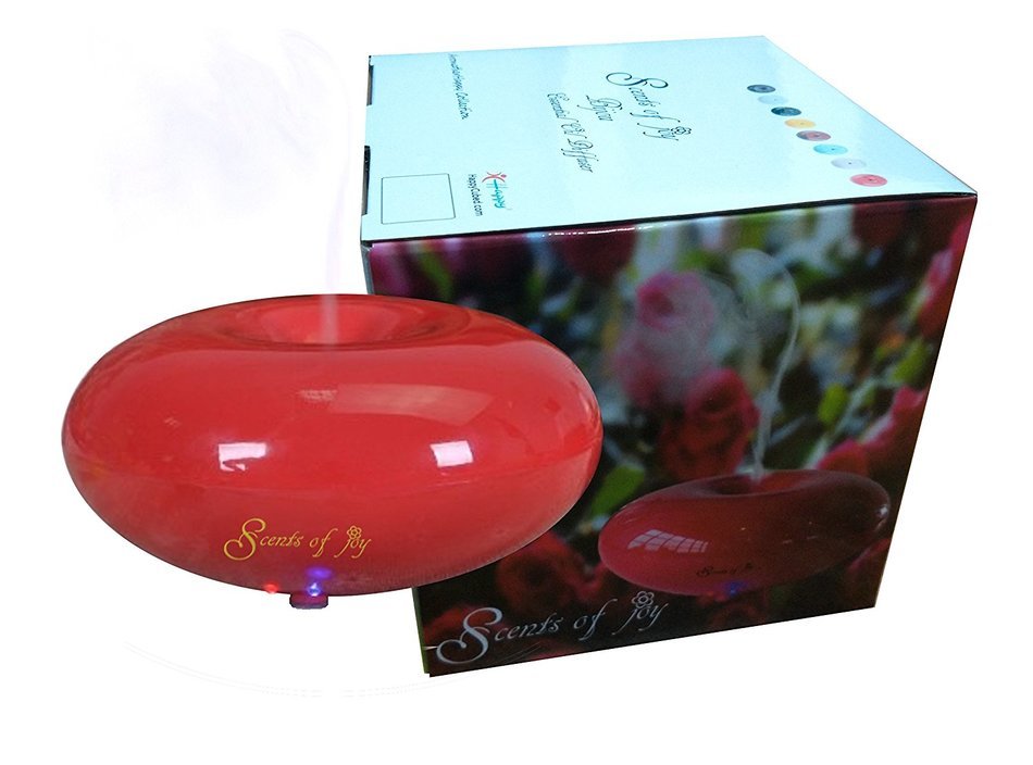 SoJ Ultrasonic Aromatherapy Diffuser (White), Elegant and Simple, Cool Mist Humidifier, Essential Oil Fragrance... N9