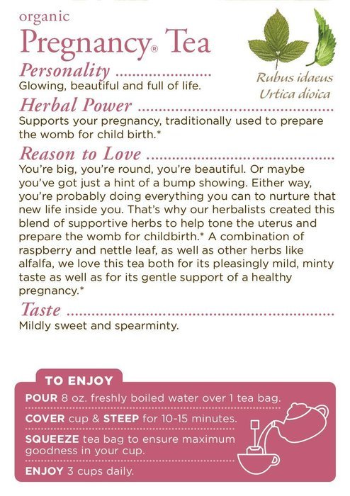Traditional Medicinals Organic Pregnancy Tea, 16 Tea Bags N6