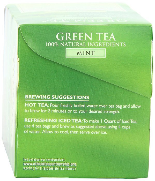 Twinings Green Tea, Mint, 20 Count Bagged Tea (6 Pack) N2