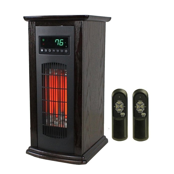 Youzee 3 Element Portable Electric Infrared Quartz Tower Space Heater N2