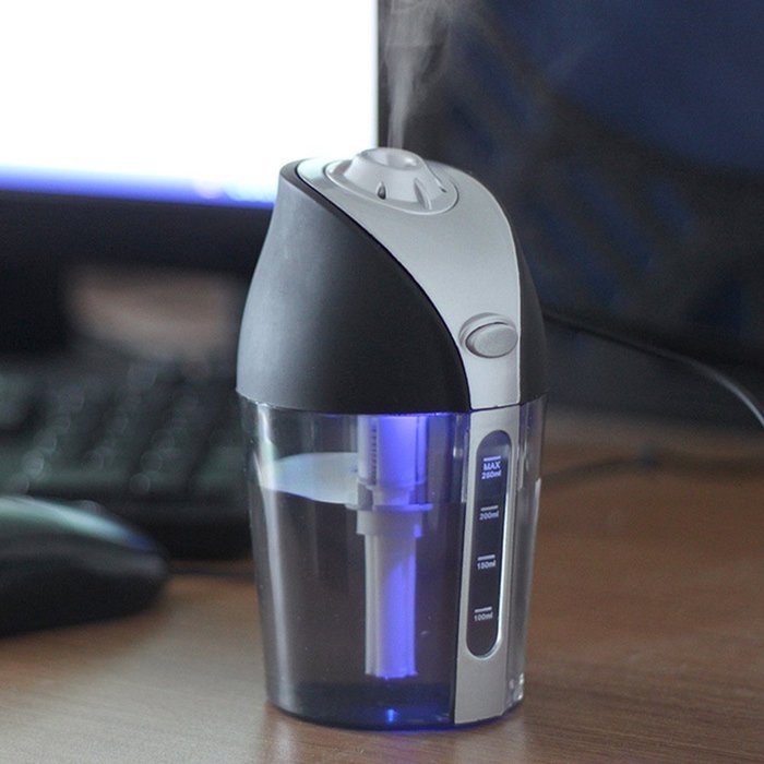 Mini Car Cool USB Portable Mist Humidifier No Noise 3.143.145.51 Inch (250ml) N5