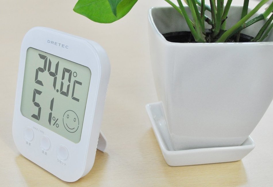 DRETEC digital thermo-hygrometer ' Opsys ' white O-230WT