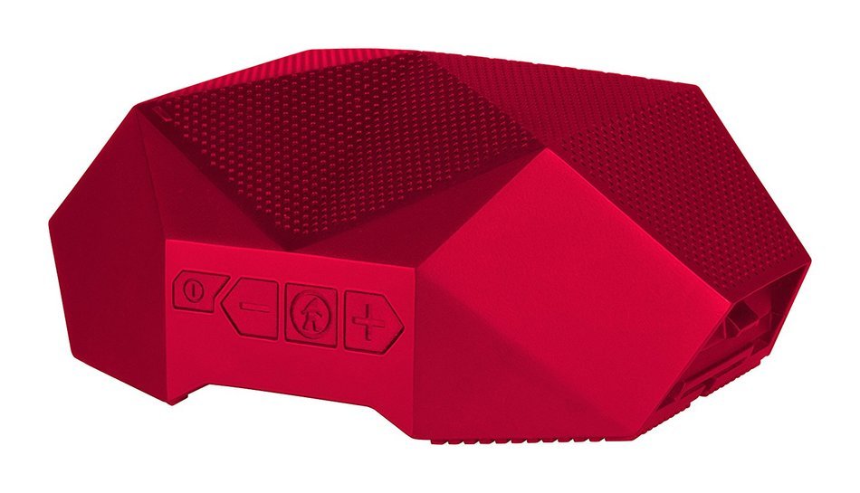 Outdoor Tech OT2800-R Turtle Shell 3.0 - Rugged Waterproof True Wireless Bluetooth Hi-Fi Speaker, Red