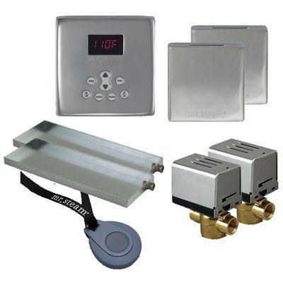 Mr. Steam Msbutler2 Sq-pc Package, Polished Chrome by Mr. Steam