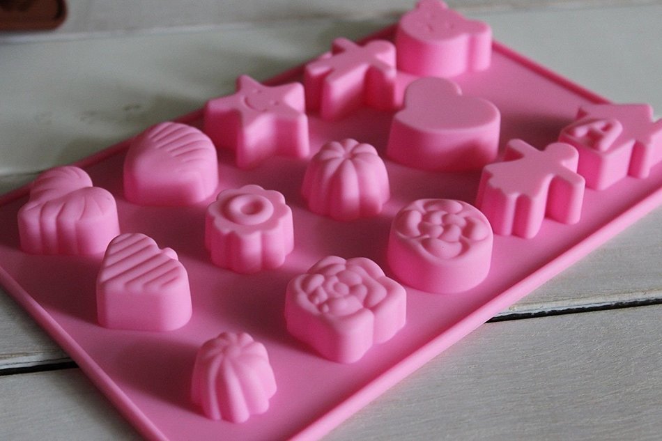 DIY Silicone Mould Mold Ice Cube Tray Chocolate Cake Cookie Muffin Make Molds : Fruit