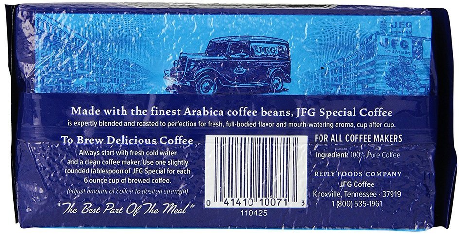 JFG Special Blend Coffee, 11.5 Ounce Brick (Pack of 4) N11