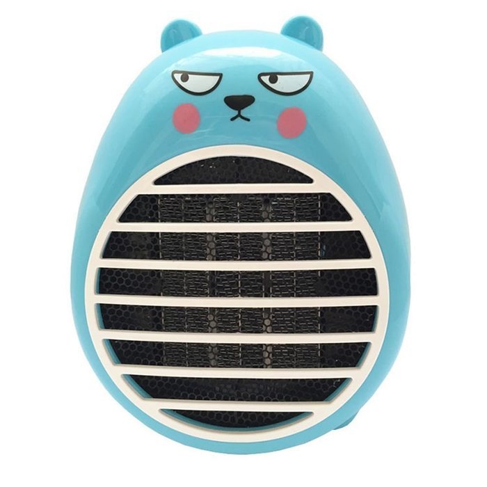 Mini Cartoon Portable Fan Heater (Grey) N4