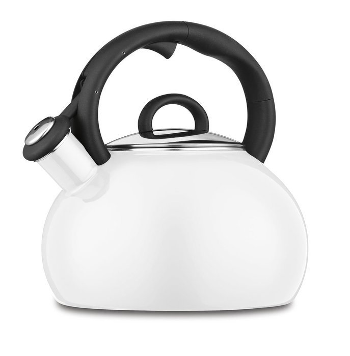Cuisinart CTK-EOS17R Aura Enamel-on-Steel Stovetop Teakettle, Red N4