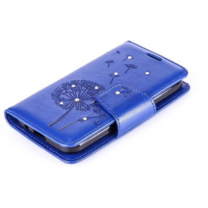 Galaxy Core Prime Case,ikasus Glitter Diamond Embossing Flowers Lily Butterfly PU Leather Flip Wallet Pouch Stand... N8