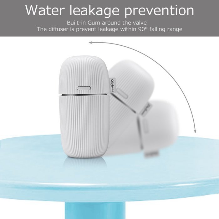 Portable USB Essential Oil Diffuser,Small 110ml Electric Ultrasonic Cool Mist Aroma Therapy Nebulizer,Compact...
