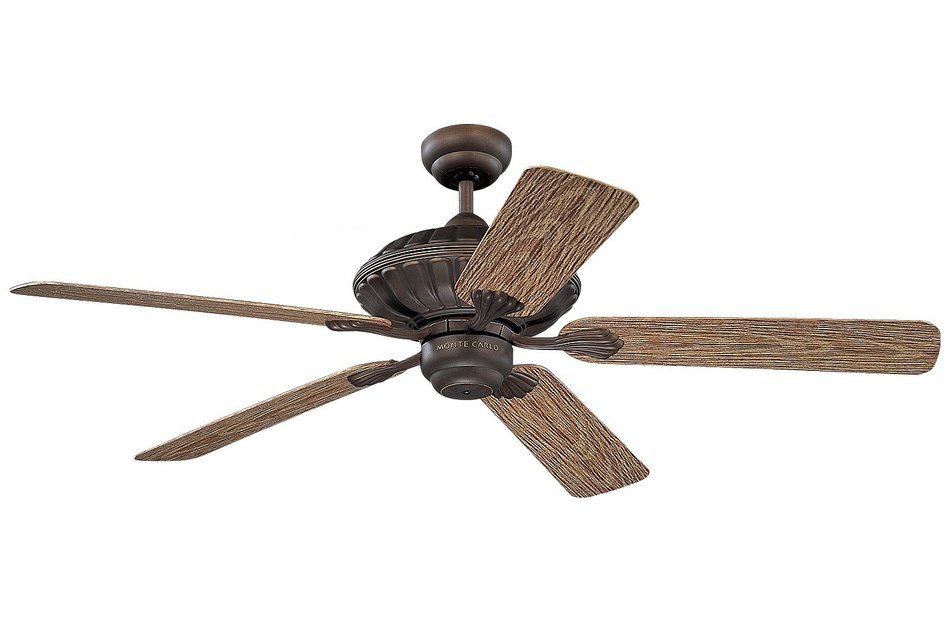 Monte Carlo 5CZ52RB Cozumel 52" Outdoor Ceiling Fan, Roman Bronze