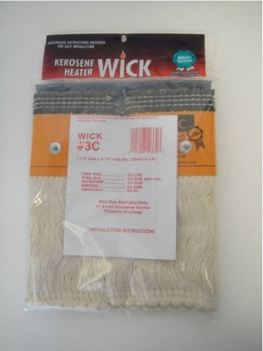 Envirotemp Kerosene Heater Wick #3C Fits Models 31493 (CV2300); 93043 (RMC95C, 957C)