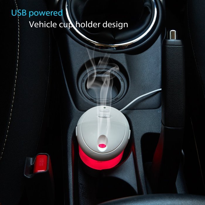 Keten Car Essential Oil Diffuser Humidifier Vehicle Mounted Aromatherapy Diffuser Home Office SPA Air Refresher... N2