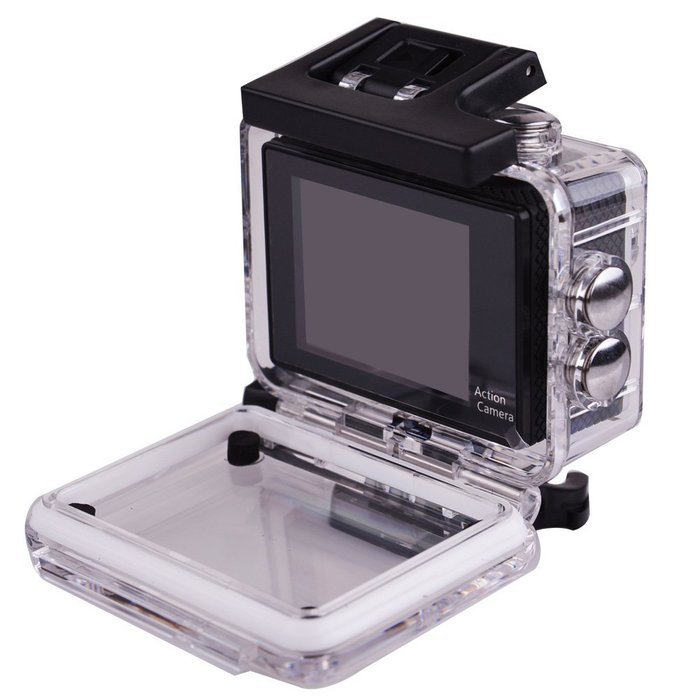 Acekool W9se Outdoor Sports WiFi Camera Silver Mini Waterproof Diving Sports Video Camera