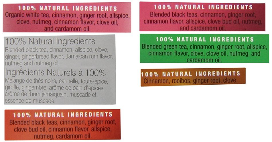 Stash Tea 6-Flavor Assortment Tea, Chai Lovers, 6 Count N2