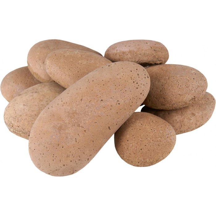 Peterson Real Fyre Decorative Terracotta River Rock Fyre Stones