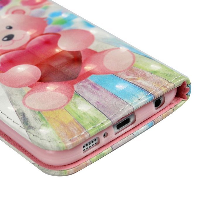 S6 Case,Samsung Galaxy S6 Case - Wallet 3D Effect Colorful Print Patterns Premuim PU Leather Soft TPU Inner Cover... N21