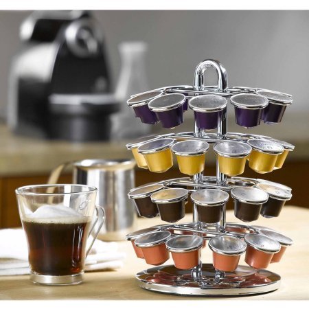 40 Capacity Nifty Nespresso Capsule Lazy Susan Base Carousel N2