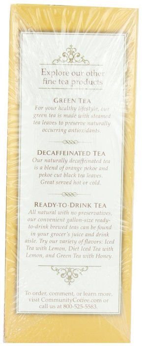 Community Coffee Iced Tea Bags, 24 Count (Pack of 6) N26