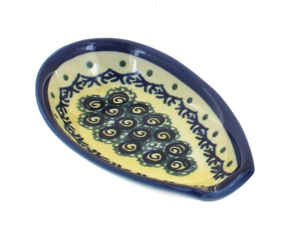 Polish Pottery Renaissance Small Spoon Rest