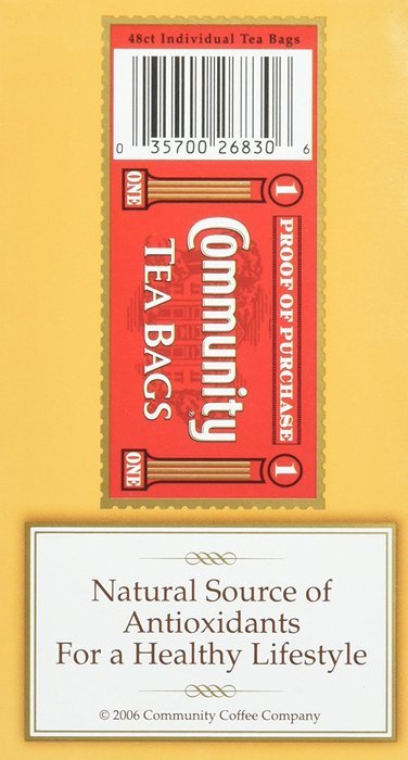 Community Coffee Iced Tea Bags, 24 Count (Pack of 6) N30