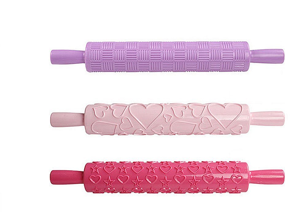 YOFAN 5-pack Embossed Textured Rolling Pins free image download