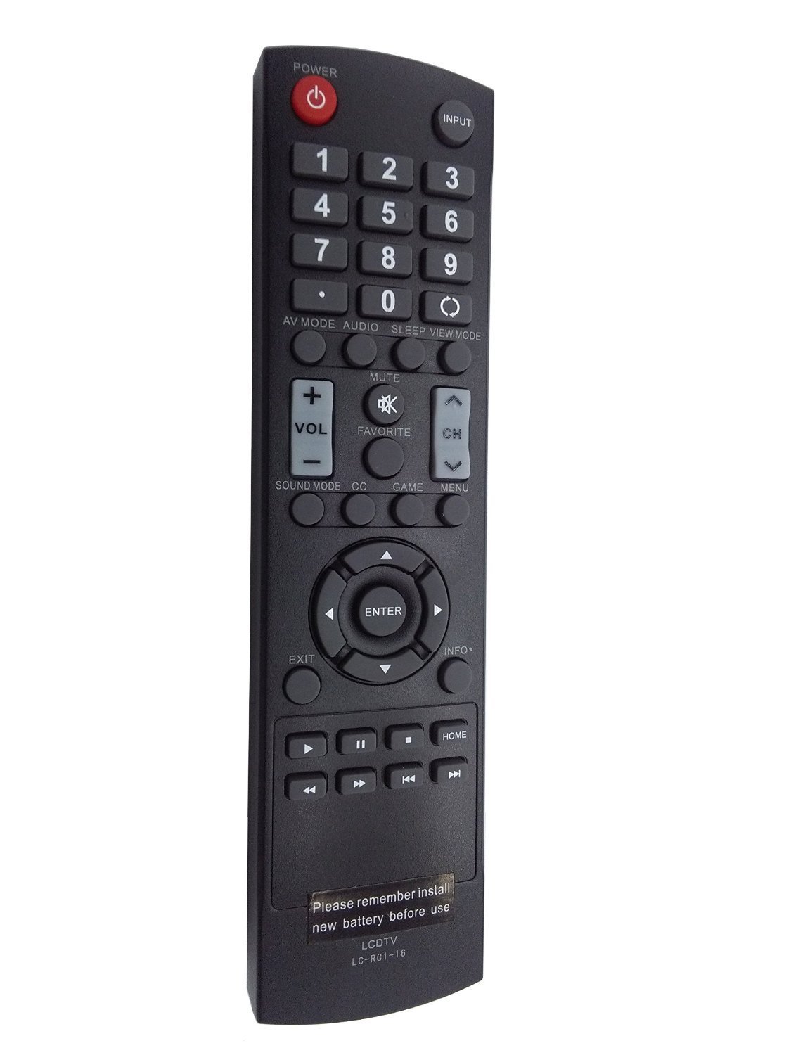 New Remote Controller LCDTV LC-RC1-16 LCRC116 fit for SHARP LC-50LB370U ...