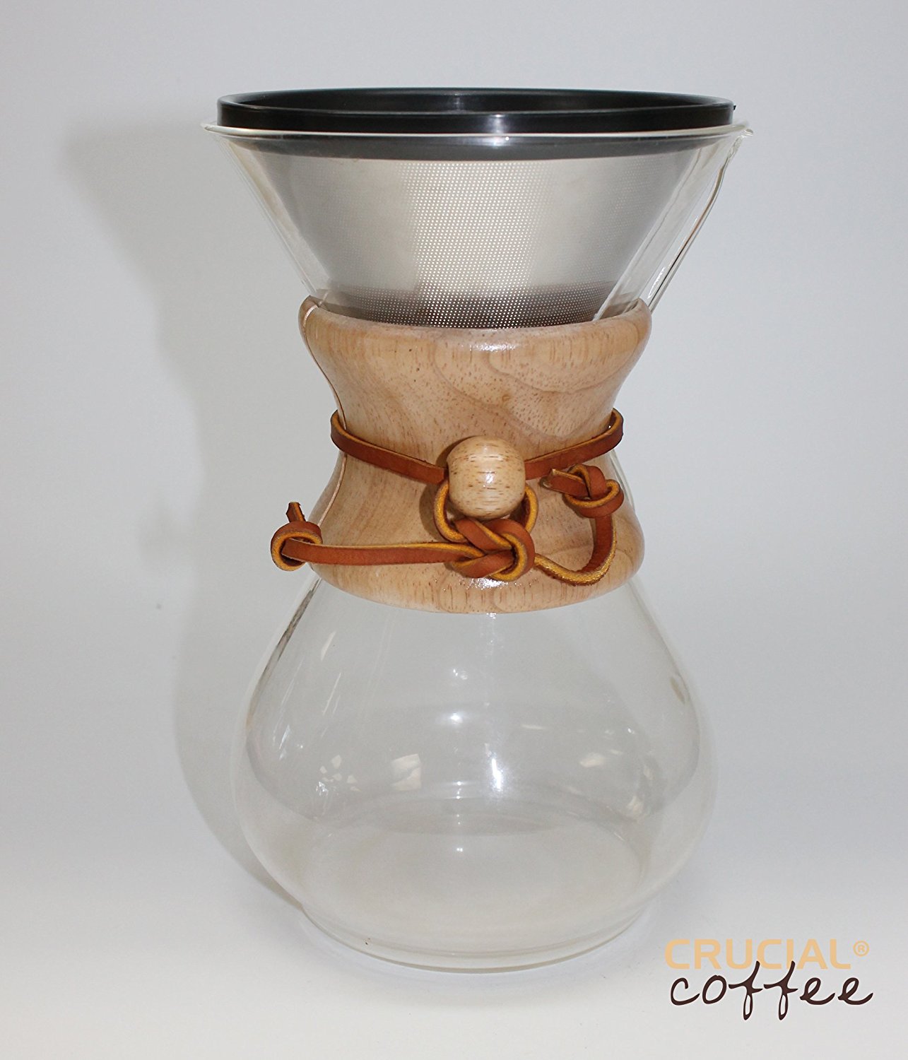 Premium washable reusable stainless steel cone coffee filter fits