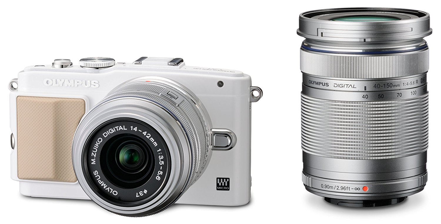 Olympus EPL5 Mirrorless Digital Camera with 1442mm Lens (Black) N7