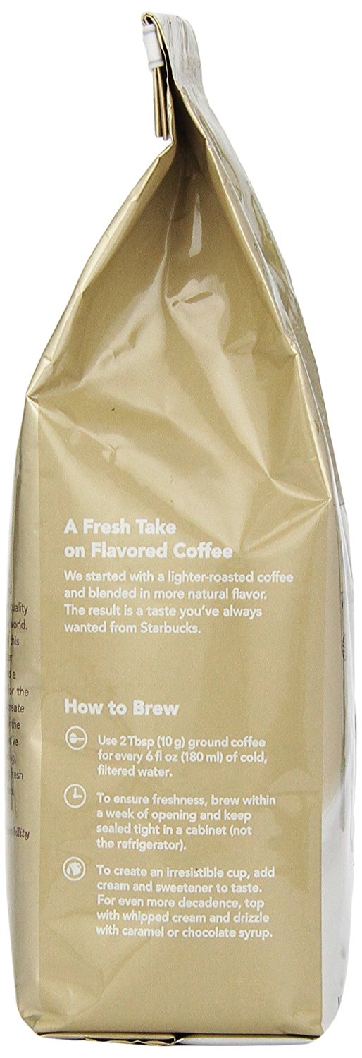 Starbucks Natural Fusions Vanilla Ground Coffee, 11 Ounce (Pack of 2 ...