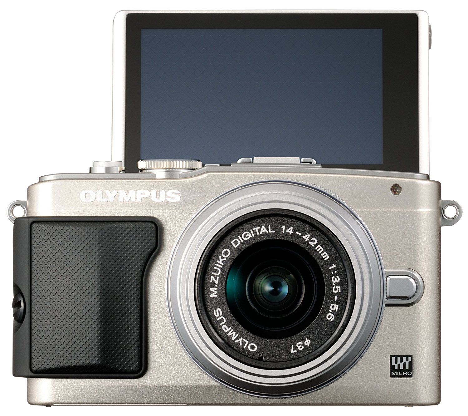 Olympus EPL5 Mirrorless Digital Camera with 1442mm Lens (Black) N11