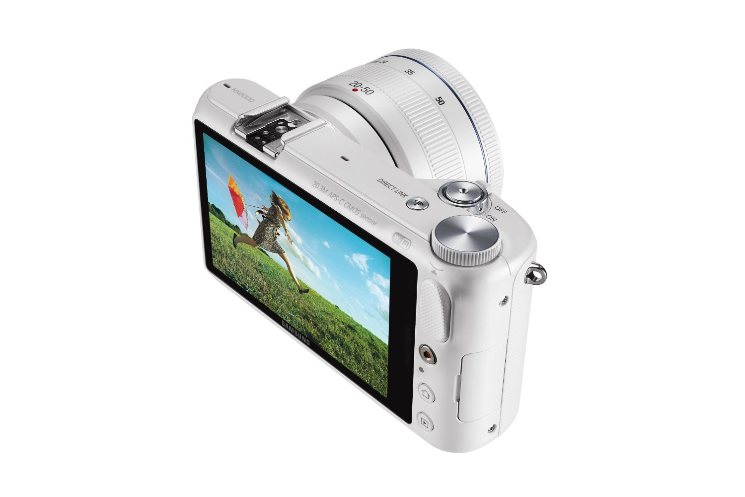 Samsung NX2000 20.3MP CMOS Smart WiFi Mirrorless Digital Camera with 20