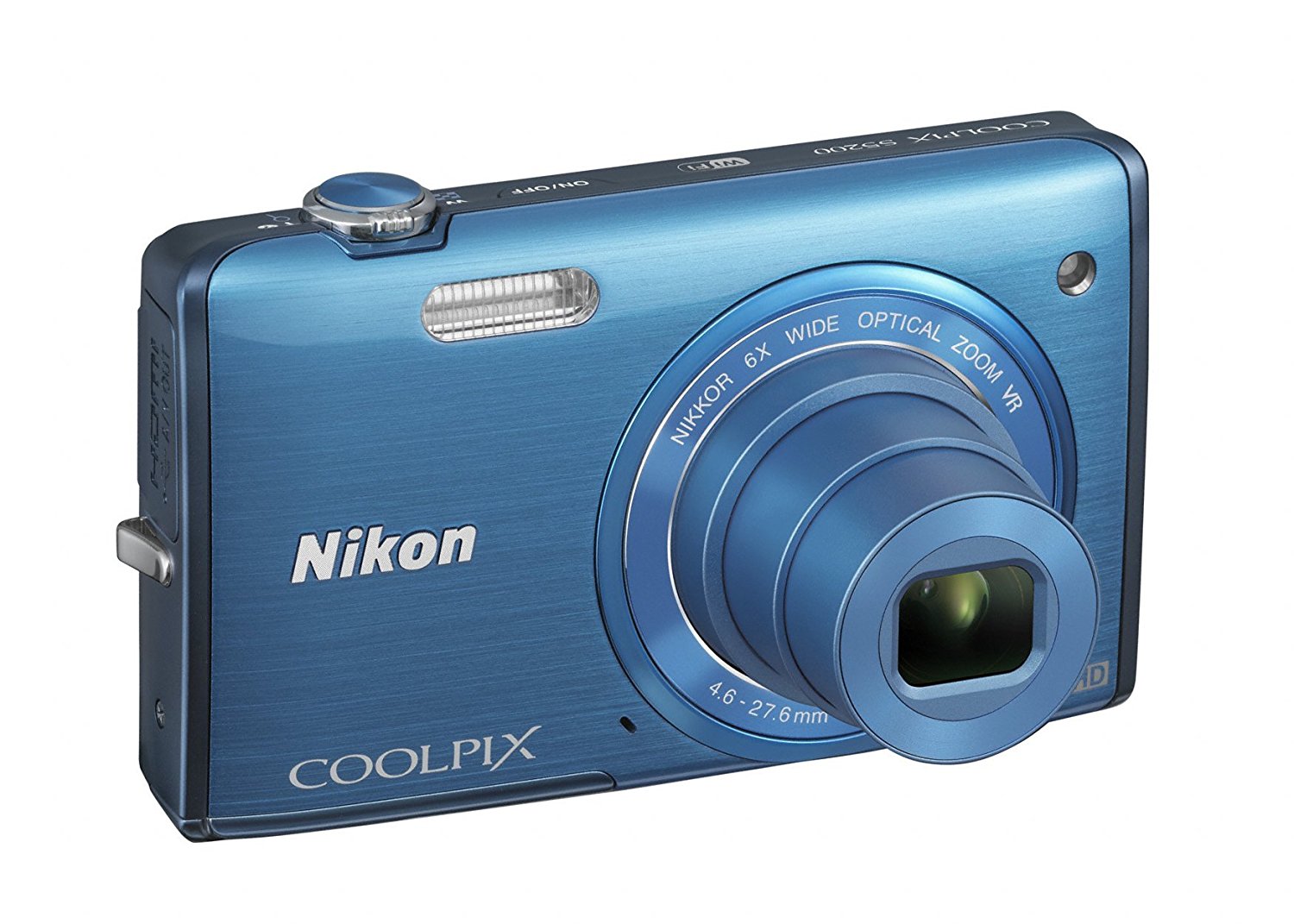 Nikon COOLPIX S5200 WiFi CMOS Digital Camera with 6x Zoom Lens (Black