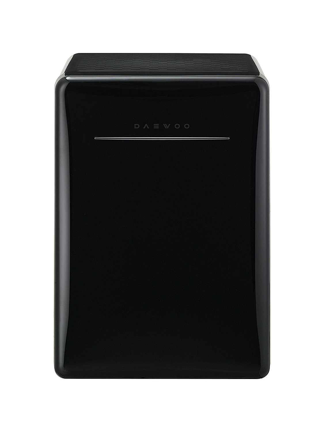 Daewoo Retro Compact Refrigerator 2.8 Cu Ft, Piano Black N3 free image ...