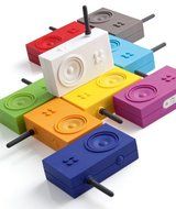 Lexon Tykho Rubber Radio Blue N2