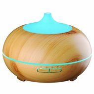 Aroma Diffuser,EIVOTOR 300ML Wood Grain Essential Oil Diffuser Electric Ultrasonic Humidifier Aromatherapy Cool...