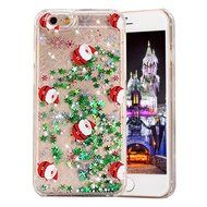 iPhone 6 Plus / 6S Plus Case,PHEZEN Christmas Tree Santa Claus Design Cool Quicksand Moving Stars Bling Glitter...