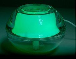 Generic Crystal Nightlights Mini USB Air Humidifier (Green) N5