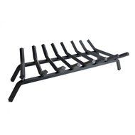Pleasant Hearth - 3/4" Premium Solid Steel Fireplace Grates, Black, 30-Inch N6