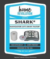 Shark Rotator Pro Lift-Away NV500 HEPA Filter &amp; Foam Filter Home Revolution Replacement Kit N2