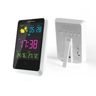 Wireless Weather Stations Large LED Displayer Forecast Station with Indoor/Outdoor Temperature &amp; Humidity Monitors N3